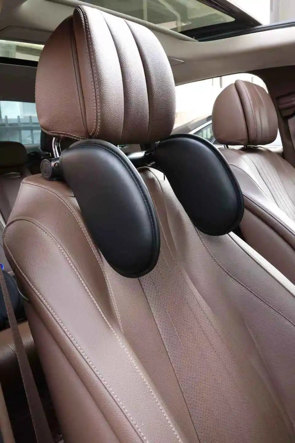 Almohada Cervical Ajustable 360° para Coche con Espuma Viscoelástica