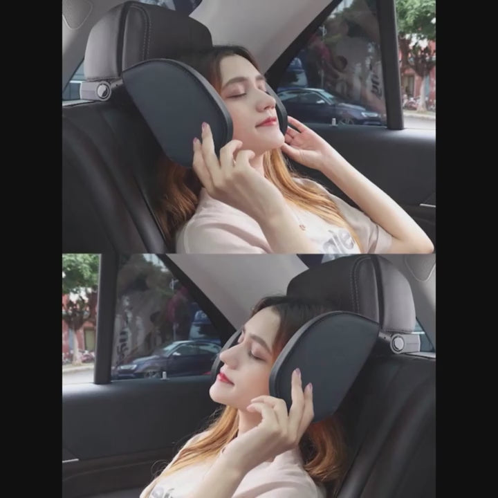 Almohada Cervical Ajustable 360° para Coche con Espuma Viscoelástica